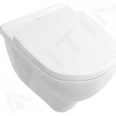 Villeroy & Boch O.novo Závesné WC s doskou SoftClosing, DirectFlush, alpská biela 5660HR01