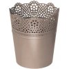 Prosperplast DLAC140 Kvetináč s krajkou LACE 13,5cm mocca