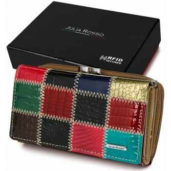 Julia Rosso M97 Dámska kožená peňaženka RFID patchwork od 14,8 € -  Heureka.sk