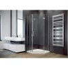 Besco VIVA 195P Päťuholníkový sprchový kút 90x90x195 cm, Pravý, rám Chróm Al, sk.číre 8mm BCVIV90PETIP