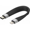 AlzaPower FlexCore USB-C to Lightning MFi čierny APW-ADTCMFI10B