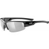 Športové okuliare UVEX Sportstyle 215 Black/Silver Čierna