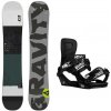 Gravity Silent 24/25 pánsky snowboard + Gravity Indy black viazanie + zľava 20 € na príslušenstvo - 159 cm + L (EU 42-45)