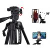 D790HK Statív pre mobilný telefón a fotoaparát, čierny 49 - 110 cm, s diaľkovou spúšťou