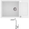 Aquastone QUADRA 80 biela + Aquastone AQ 5591 biela