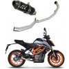 KTM 390 Duke 2021 - 2022 kompletný ladený výfukový systém HP3 BLACK + dB killer medium