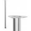 Walteco Nábytková noha guľatá, priemer 60mm, výška 1100mm, chrómová , 50357