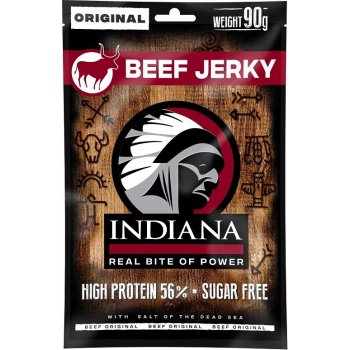 Indiana Jerky Beef Original Hovězí sušené maso 90 g