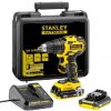 Stanley Náradie - 18V AKU vŕtačka s príklepom, 2x aku 2,0 Ah Li-Ion, nabíjačka KFMCD607D2K-QW