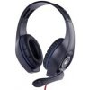 GEMBIRD sluchátka s mikrofonem GHS-05-B, gaming, černo-modrá, 1x 4-pólový 3,5mm jack 1561111