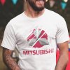 Tričko s potlačou MITSUBISHI Pánsky Biela 146 cm/10 rokov