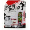 Teddies Skateboard prstový a koleso plast 10cm asst na karte