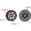 Zadná odstredivá spojka pre skútre GY6 125 - 150 cm3 Barton 125 Zipp 125 KIngway