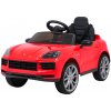 RAMIZ Elektrické autíčko - Porsche Cayenne - červené - motor 2x45W - batéria 12V/7Ah -2026