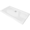 Mexen Flat obdĺžniková sprchová vanička slim 140 x 70 cm, biela, sifón chróm - 40107014