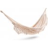 Veľká závesná hojdacia sieť pre dvoch Hamaka XXL BOHO Baby Mix ecru
