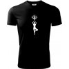 Yoga strom - Pánske tričko Fantasy športové - 2XL ( Čierna )