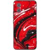 Picasee silikónový čierny obal pre Motorola Moto G84 5G - Red black