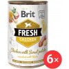 Brit Fresh Chicken with Sweet Potato 6 x 400 g