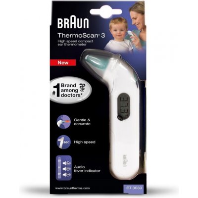 Braun Ušný Teplomer ThermoScan 3 IRT3030