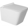Gamma Mut, závesná WC misa 51x36 cm Rimless s pomaly padajúcim sedadlom, biela lesklá, GMA-MUT-202