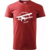 Still Plays With Planes - Klasické pánske tričko vyššej gramáže - 2XL ( Bordová )