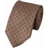 Charles Tyrwhitt Silk Linen Geo Print Tie Camel