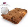 DRYBED Premium Vet Bed Big Paw oranžový 150 x 100 cm