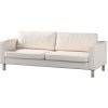Dekoria Poťah na sedačku Karlstad (rozkladací, 3-miestny, krátky), krémovo biela, 224 x 89 x 64 cm, Etna, 705-01