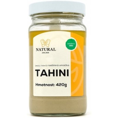 NATURAL JIHLAVA tahini, rastlinná omáčka, 420g