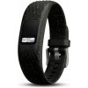 Remienok Garmin Vívofit 4, silikónový, čierny, strieborná spona, veľkosť S/M