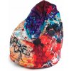 INTERMEDIC SK Sedací vak Mega Sako Modern Polyester - DG57 - Graffiti