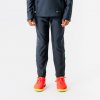 KIPSTA Detské futbalové tepláky Viralto Club sivo-zelené 161-172 cm