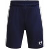 Detské športové kraťasy Under Armour B CHALLENGER KNIT SHORT modré 1379705-410 - YL