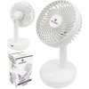 AKUMULÁTOROVÝ STOLNÝ VENTILÁTOR VETRÁK BEZDRÔTOVÝ MALÝ TICHÝ