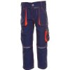 Planam JUNIOR TOROUSERS Montérkové nohavice detské Námornícka modrá Oranžová