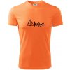 Harry - Always - Pánske tričko Fantasy športové - XL ( Neon mandarine )
