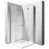 REA Fold N2 rohový sprchový kút 90x90x195 cm,rohový vstup,zalamovacie dvere,Číre/Chróm REA-K9991