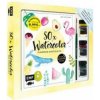 50 x Watercolor - Flamingo, Kaktus & Co. - Starter-Set - Sonderausgabe