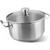 Kastról MagicHome Chloe, hrniec, 24 cm, 5,5 lit., so sklenenou pokrievkou, nerez