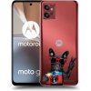 Picasee silikónový prehľadný obal pre Motorola Moto G32 - Francúzsky Buldoček