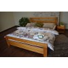 Posteľ z masívu Amor 160x200 cm jelša + rošt ZADARMO
