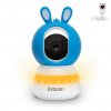 Evolveo Baby Monitor Lux Inteligentný 360° video monitor s nočným videním, detekciou plaču a pohybu, modrý