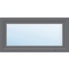 Plastové okno jednokrídlové ARON Basic biele/antracitové 1100 x 800 mm DIN pravé