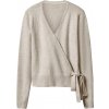 esmara® Dámsky zavinovací kardigán krémová