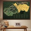 Stieracia mapa Slovenska - DELUXE XXL