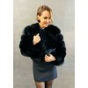 Max Original Leather Dámsky kožuch líška 247FX black (XL 50-52) - Čierna - XL