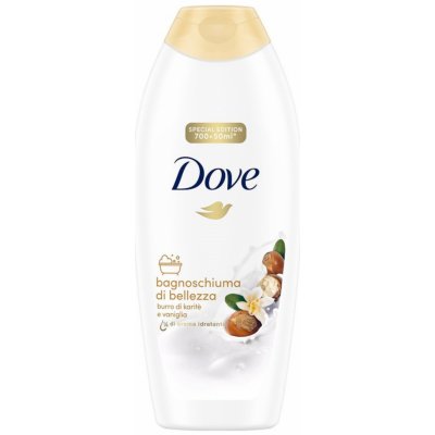 Dove Purely Pampering Shea Butter pena do kúpeľa 750 ml