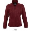 SOL'S | North Women, Dámska fleecová bunda, červená burg., XL
