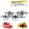 Súprava hrncov Topfann Indukcia nerezová oceľ , 7- ks .